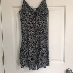 American Eagle Floral Tie Dress